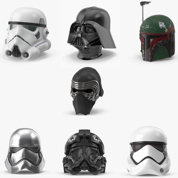 acceso honor morir modelo 3d Colección de cascos Star Wars - TurboSquid 1030614