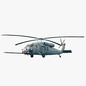 Pave Hawk Helicopter LOD 2 model