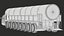 Dongfeng DF-61 Rigged Mobile Intercontinental Ballistic Missile PBR 3D model