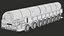 Dongfeng DF-61 Rigged Mobile Intercontinental Ballistic Missile PBR 3D model