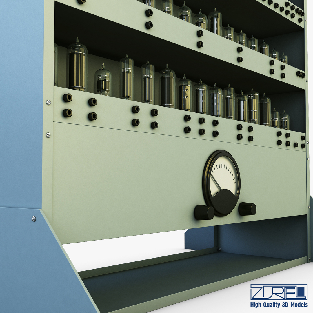 Computador de Tubo de Vácuo v 1 Modelo 3D - TurboSquid 1280993