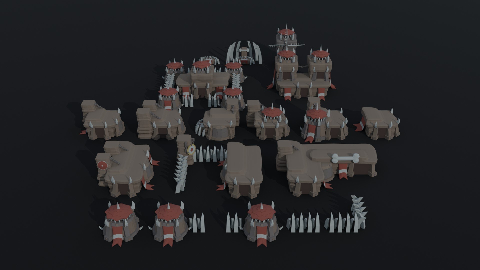 3D Low-poly Cartoon Fantasy Citys Asset Polygonal Style - TurboSquid ...