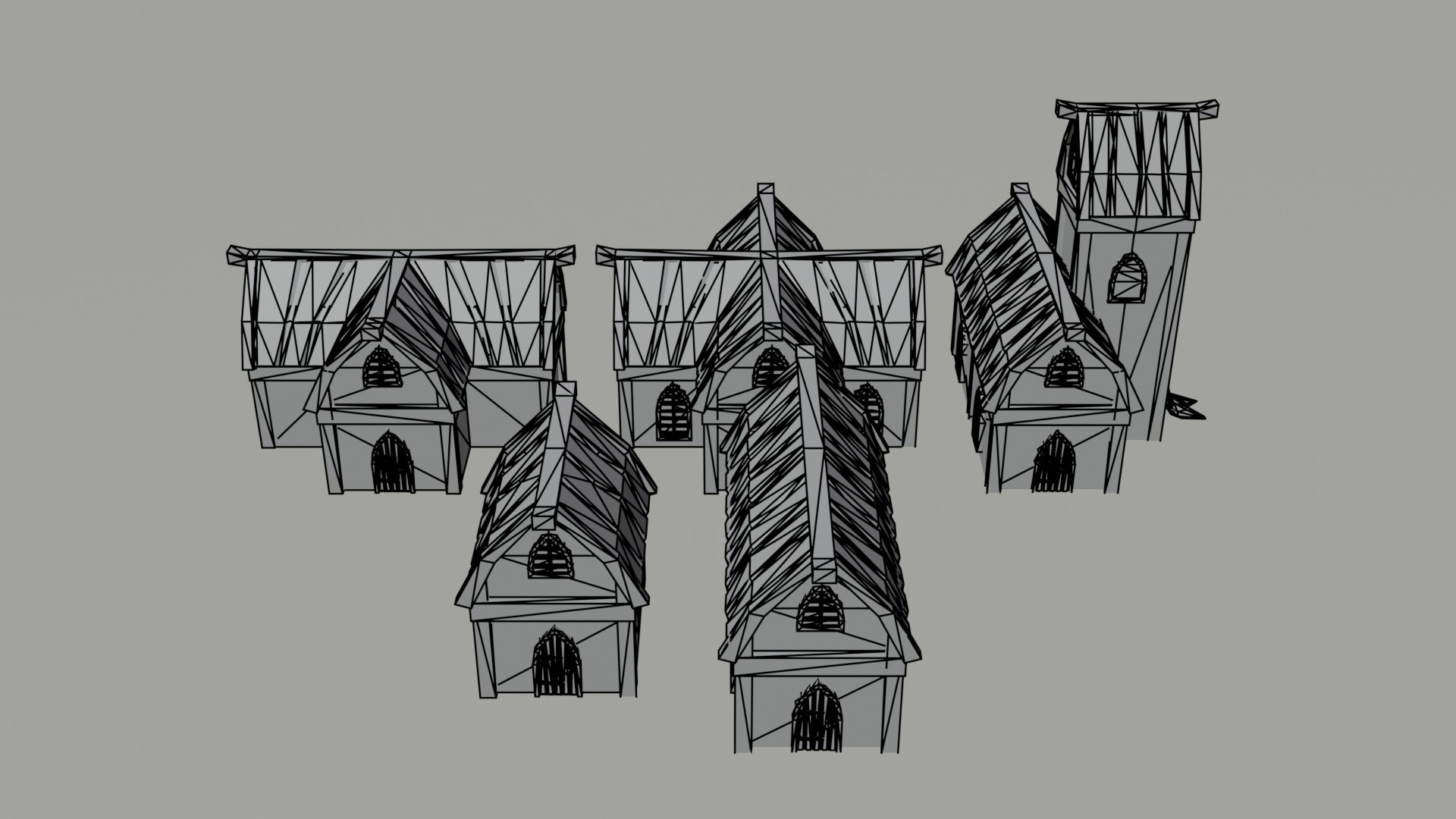 3D Low-poly Cartoon Fantasy Citys Asset Polygonal Style - TurboSquid ...
