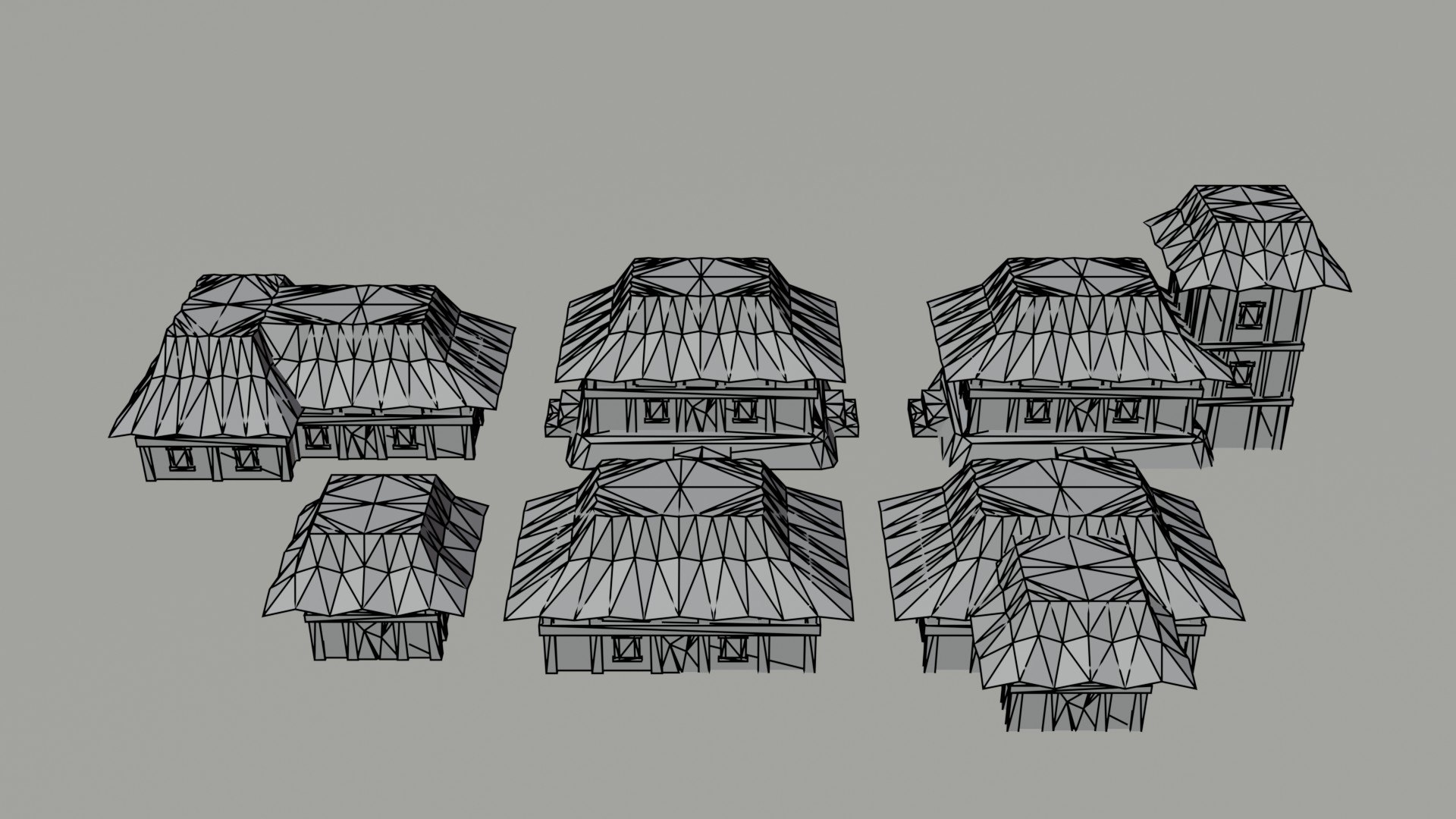 3D Low-poly Cartoon Fantasy Citys Asset Polygonal Style - TurboSquid ...