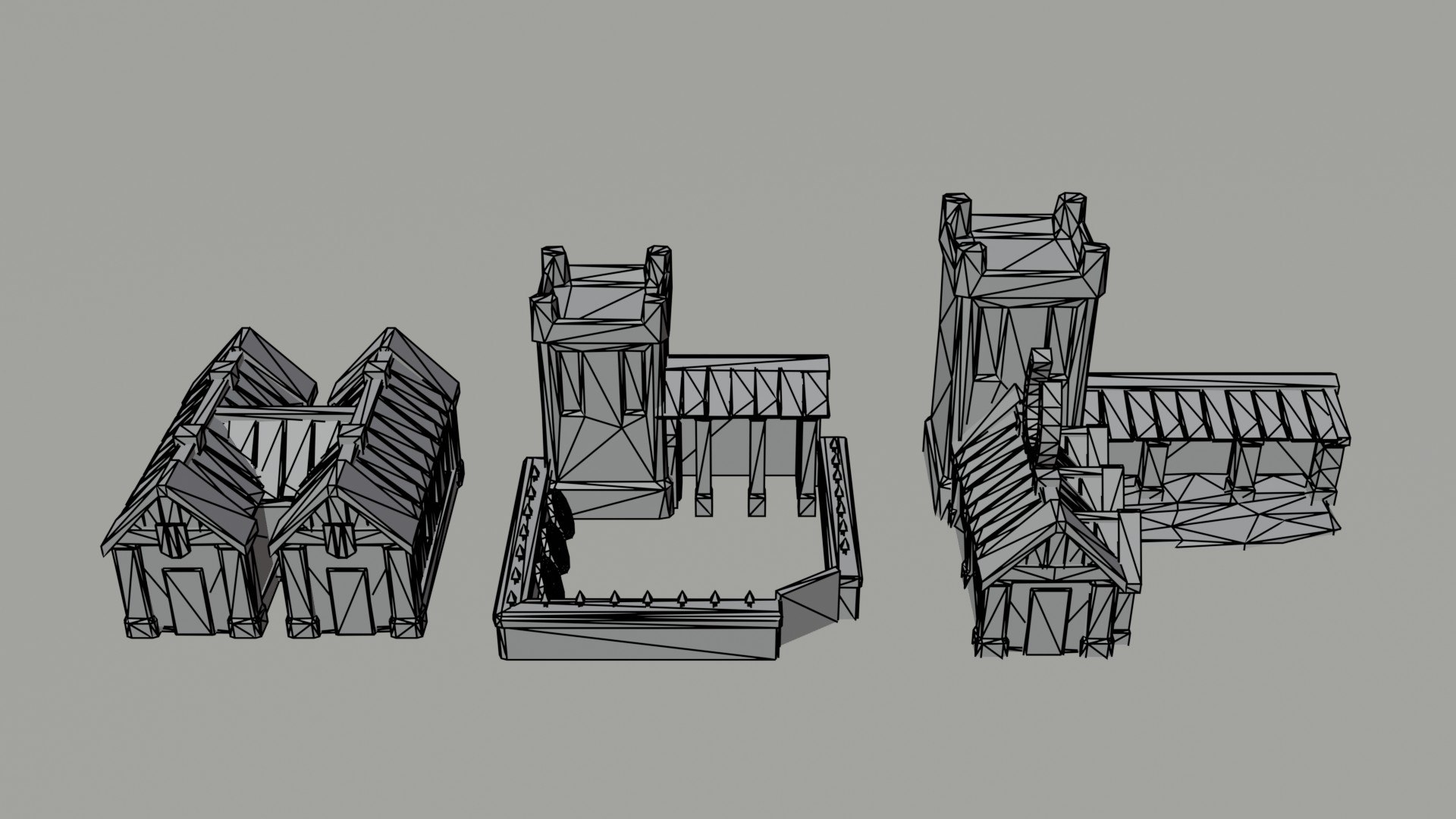 3D Low-poly Cartoon Fantasy Citys Asset Polygonal Style - TurboSquid ...