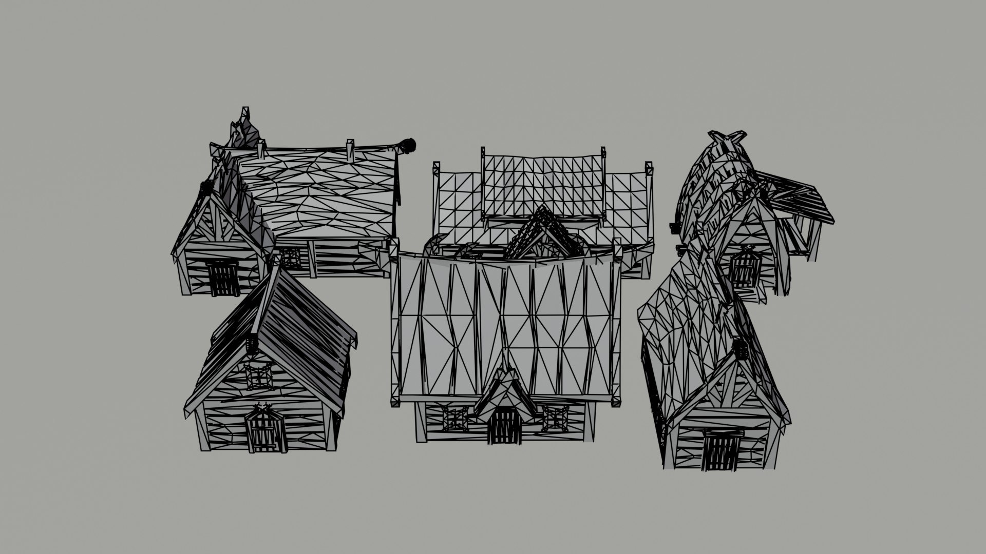 3D Low-poly Cartoon Fantasy Citys Asset Polygonal Style - TurboSquid ...