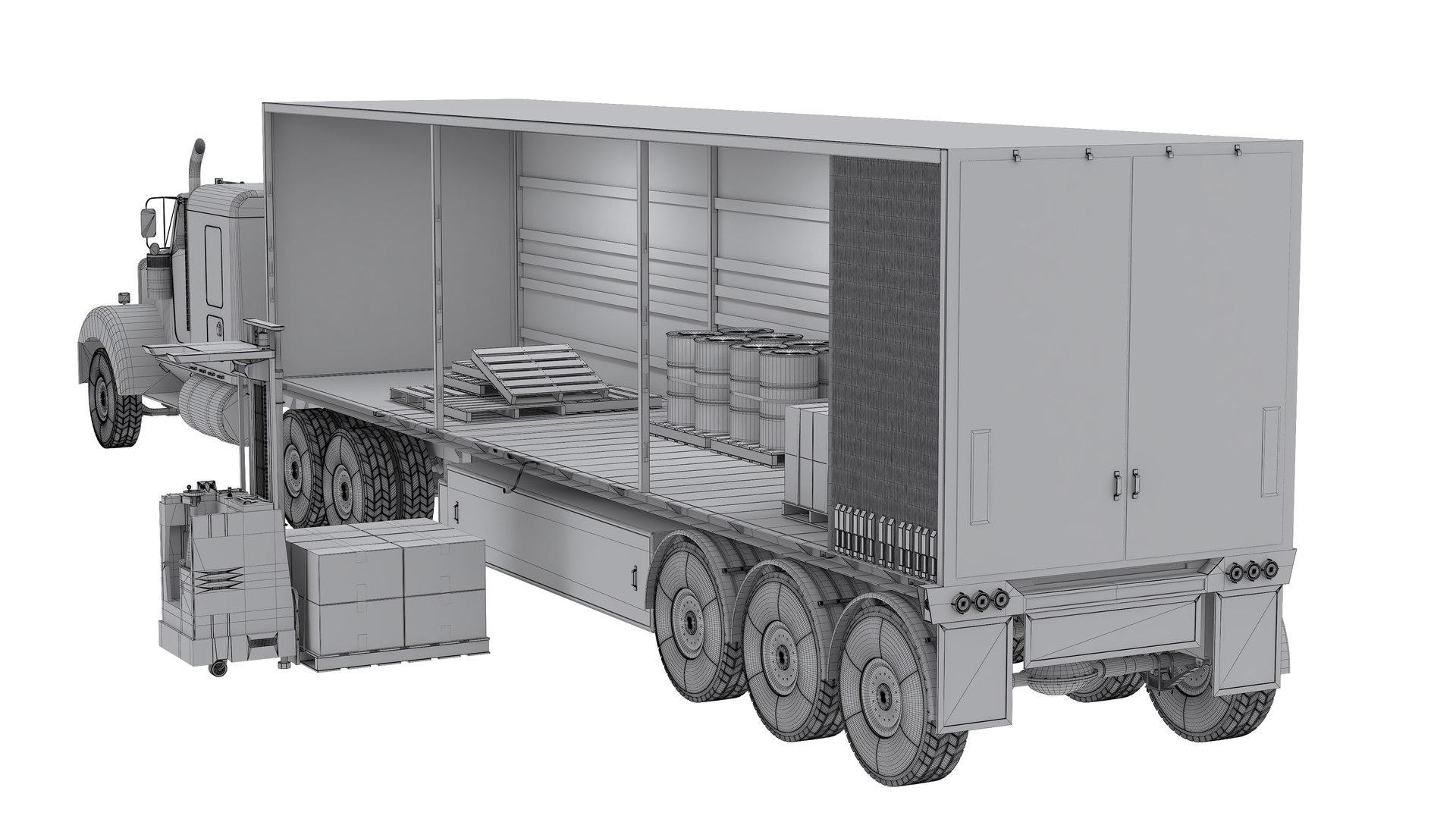Forklift Loading Semi Truck 3D model https://p.turbosquid.com/ts-thumb/n5/1BCUtI/VZ/forkliftloadingsemitruck16/jpg/1760532223/1920x1080/fit_q87/35ac532c27bcf6cda10d7cf86aa62ca20b193be5/forkliftloadingsemitruck16.jpg