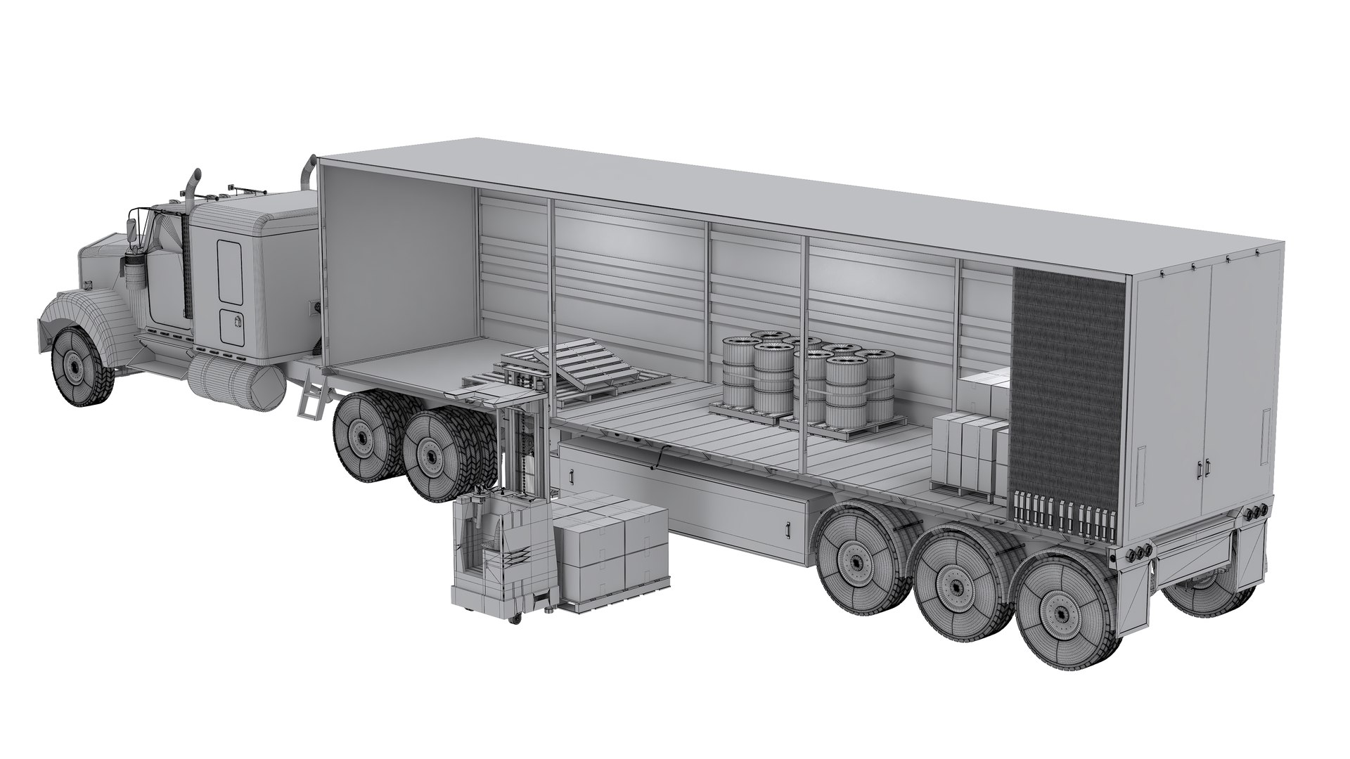 Forklift Loading Semi Truck 3D model https://p.turbosquid.com/ts-thumb/n5/1BCUtI/Xx/forkliftloadingsemitruck17/jpg/1760532223/1920x1080/fit_q87/bcda4b6b0a82efc904c7cefb48db6ec63db0b68d/forkliftloadingsemitruck17.jpg
