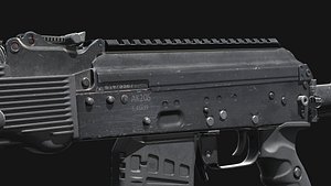 PBR gameready AK-200  AK-205 Kalashnikov Rifles 3D