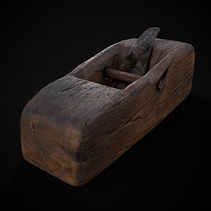 3D Medieval Wood Planer model