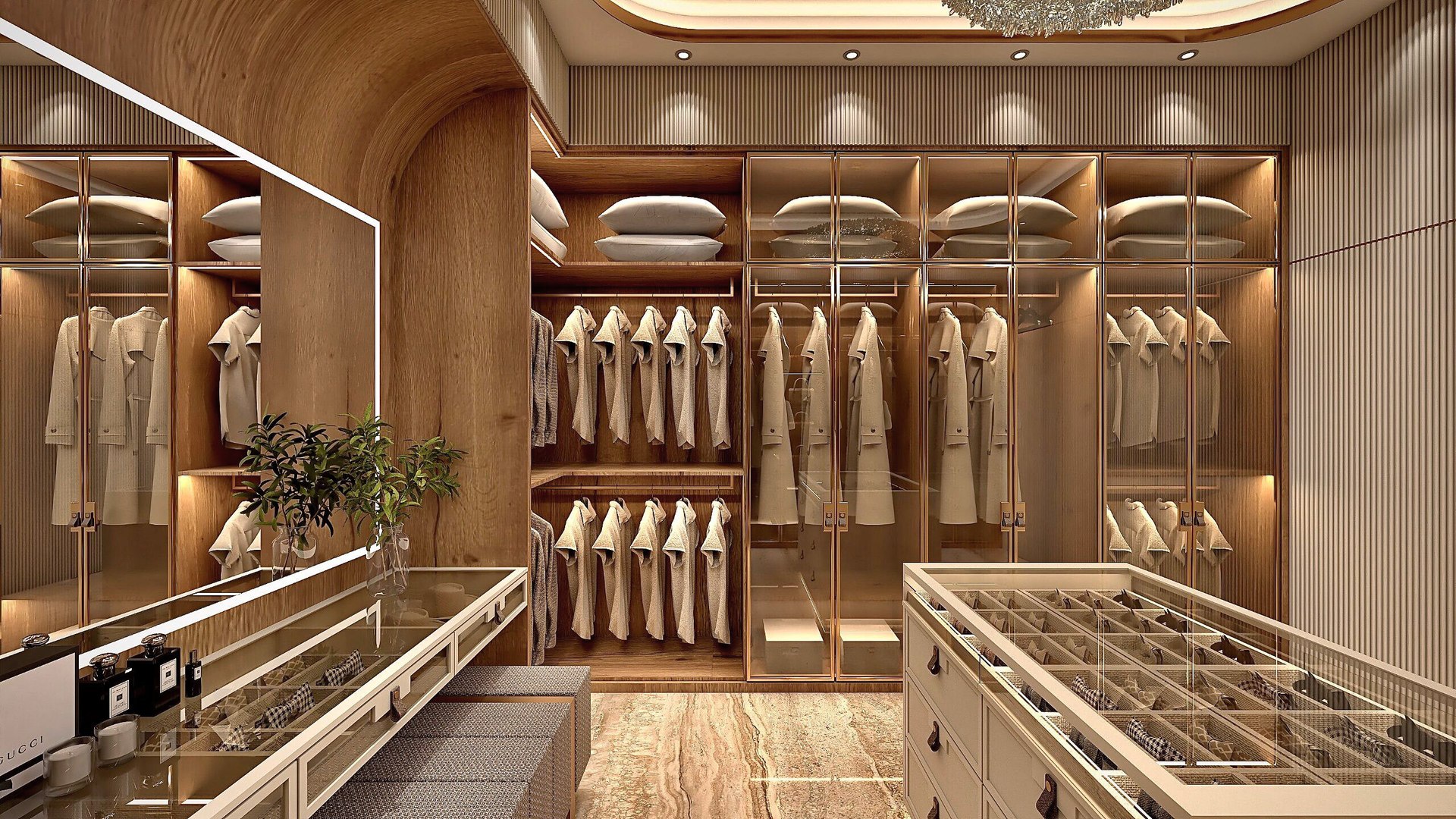 3D Walk-in Wardrobe 005 Model - TurboSquid 2426090