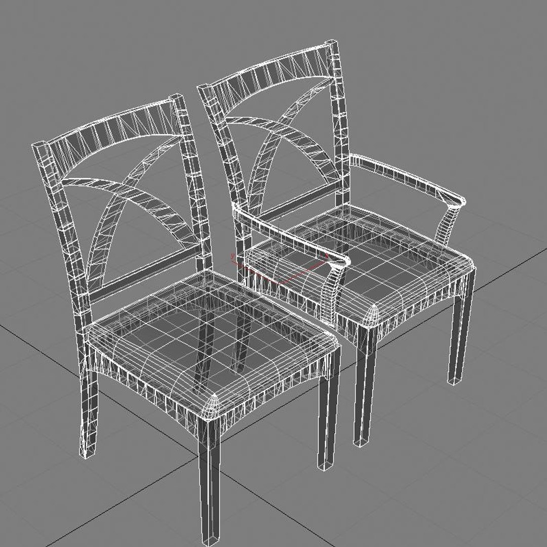Dining Armchair Chair Obj