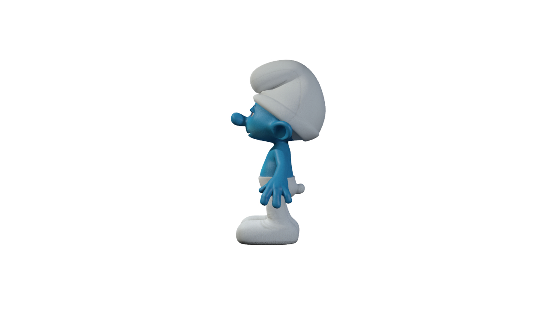 the smurfs wallpaper clumsy