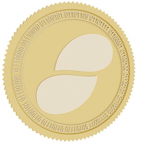 3D model status gold coin