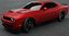 dodge challenger srt 3D