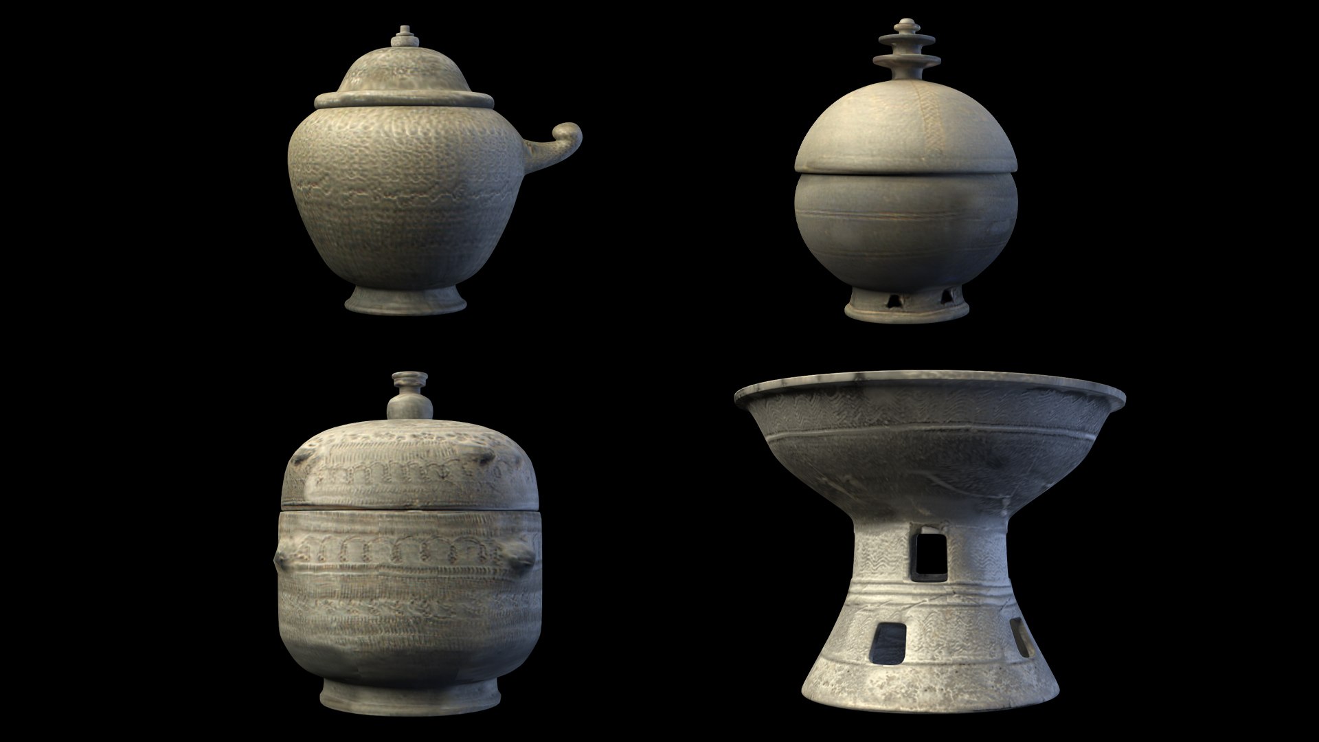 3D model Silla relics ceramics old Korea ceramics https://p.turbosquid.com/ts-thumb/n5/RUbe09/mI/sillarelics_p/jpg/1750657647/1920x1080/fit_q87/0805531ce84c963b9af72ebb3b38962d56e792ab/sillarelics_p.jpg