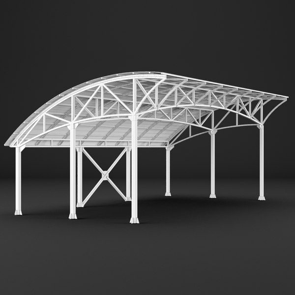 3D carport car metall - TurboSquid 1475698