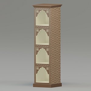 bookshelf designed 3D model