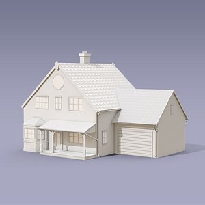 Low Poly Residential Building