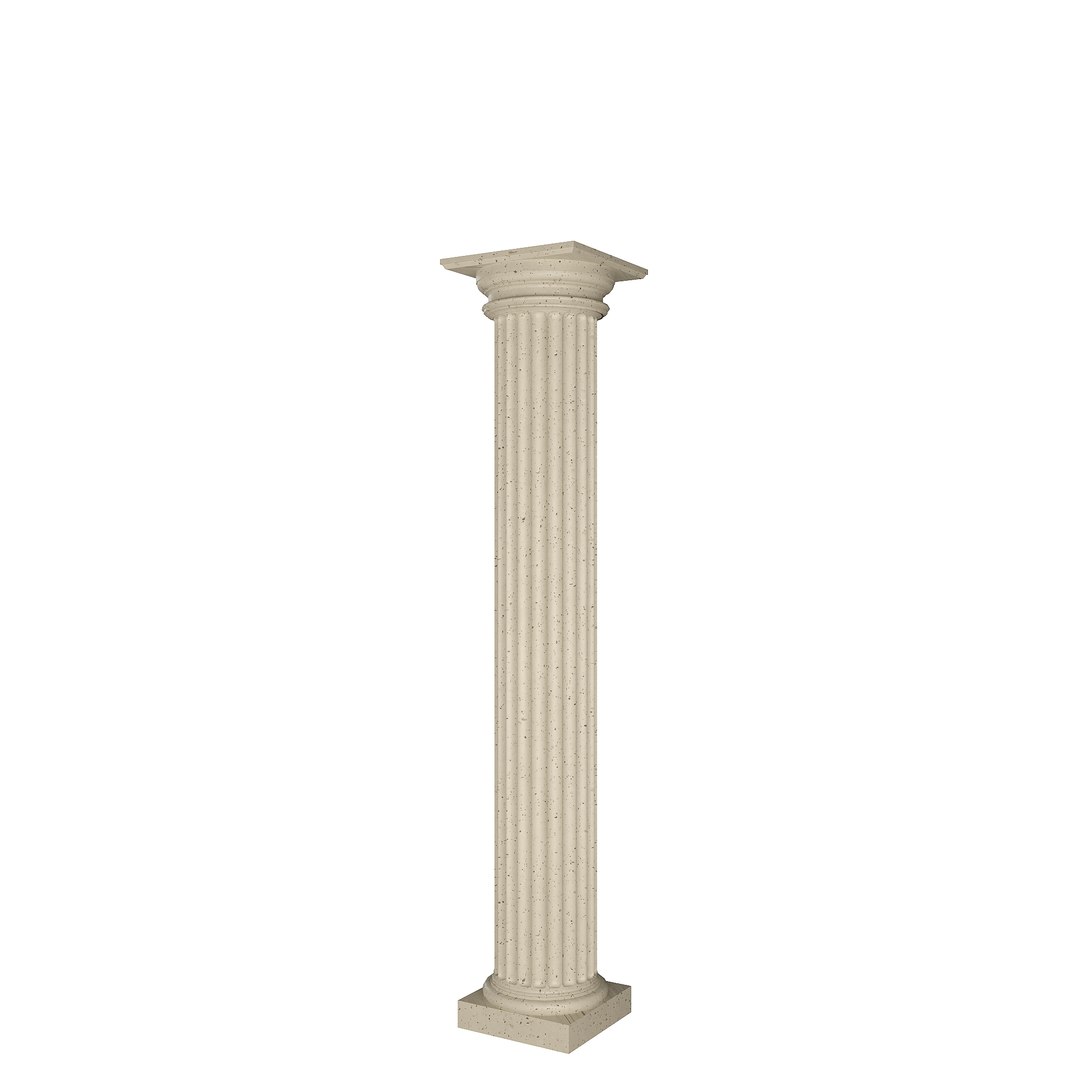 Coloumn Set 1 3D Model - TurboSquid 1959376