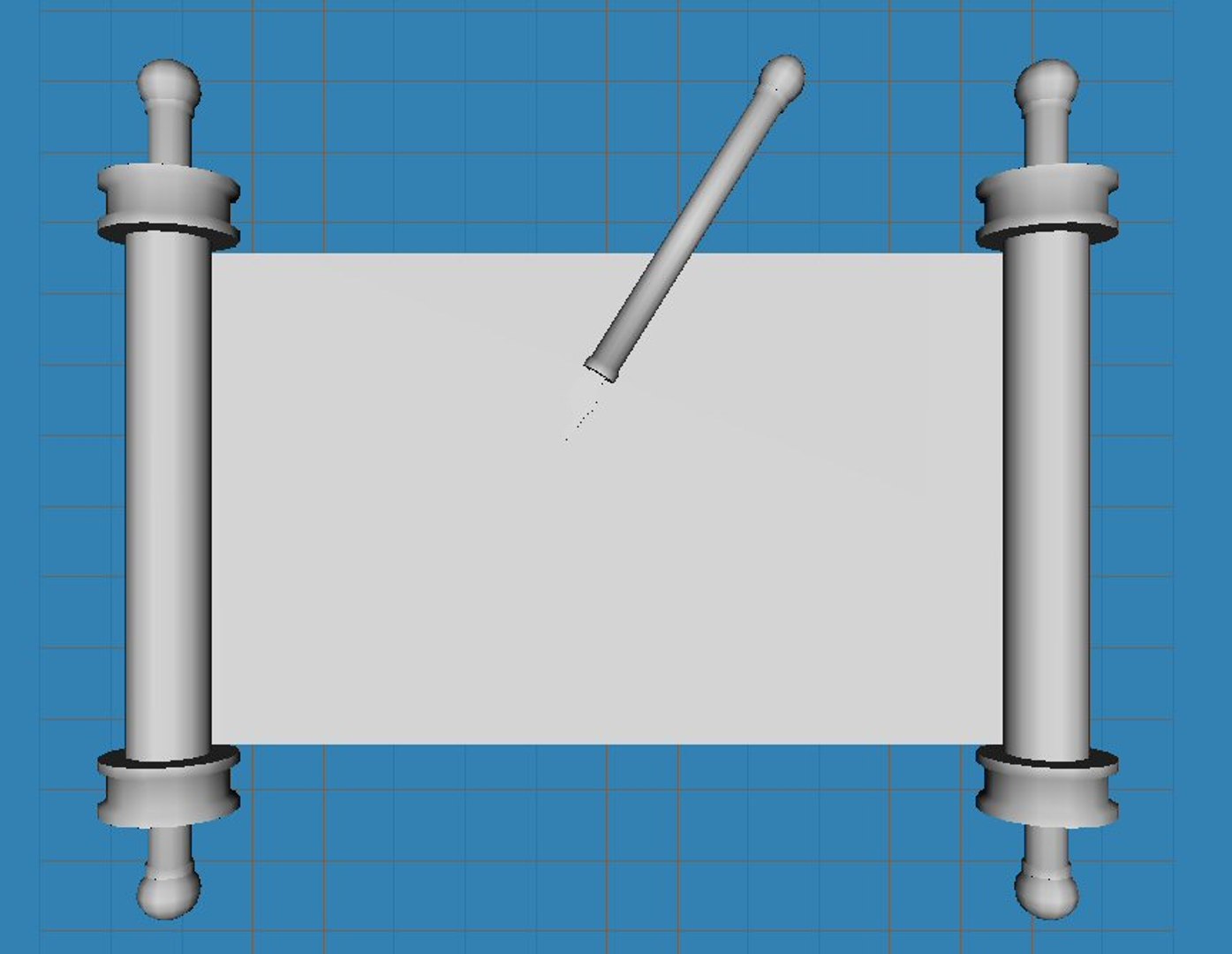 Torah Yad 3d Model