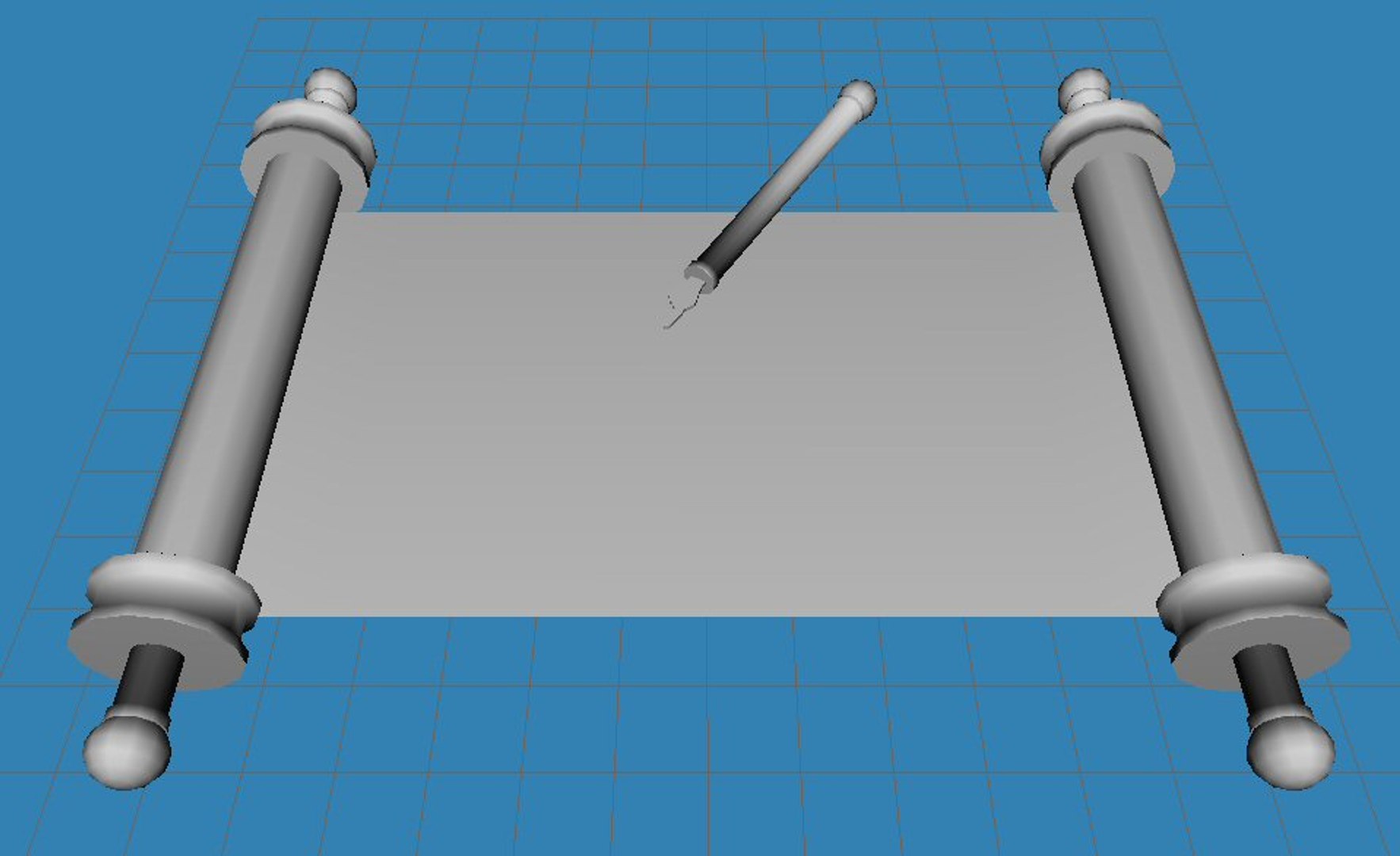 Torah Yad 3d Model