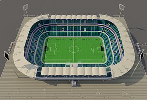 Fotball Stadium 3D model