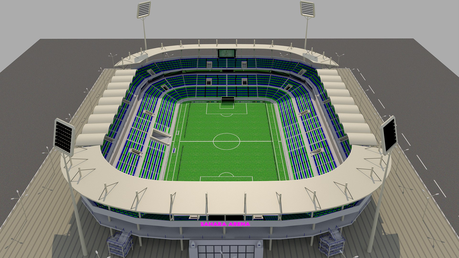 modèle 3D de Stade de football CF - TurboSquid 723639