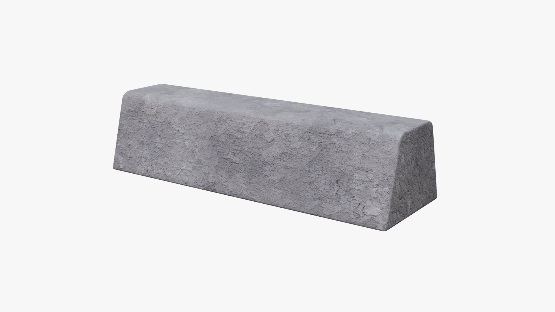 3D Concrete Curb - 24 Inches - TurboSquid 2205633