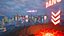 Cyberpunk City and Jungle Volcanic Race Course Environment