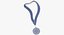 olympic medals 03 3D model