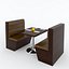 restaurant booth 3d max