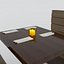 restaurant booth 3d max