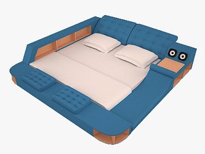 3D bed bedroom massage