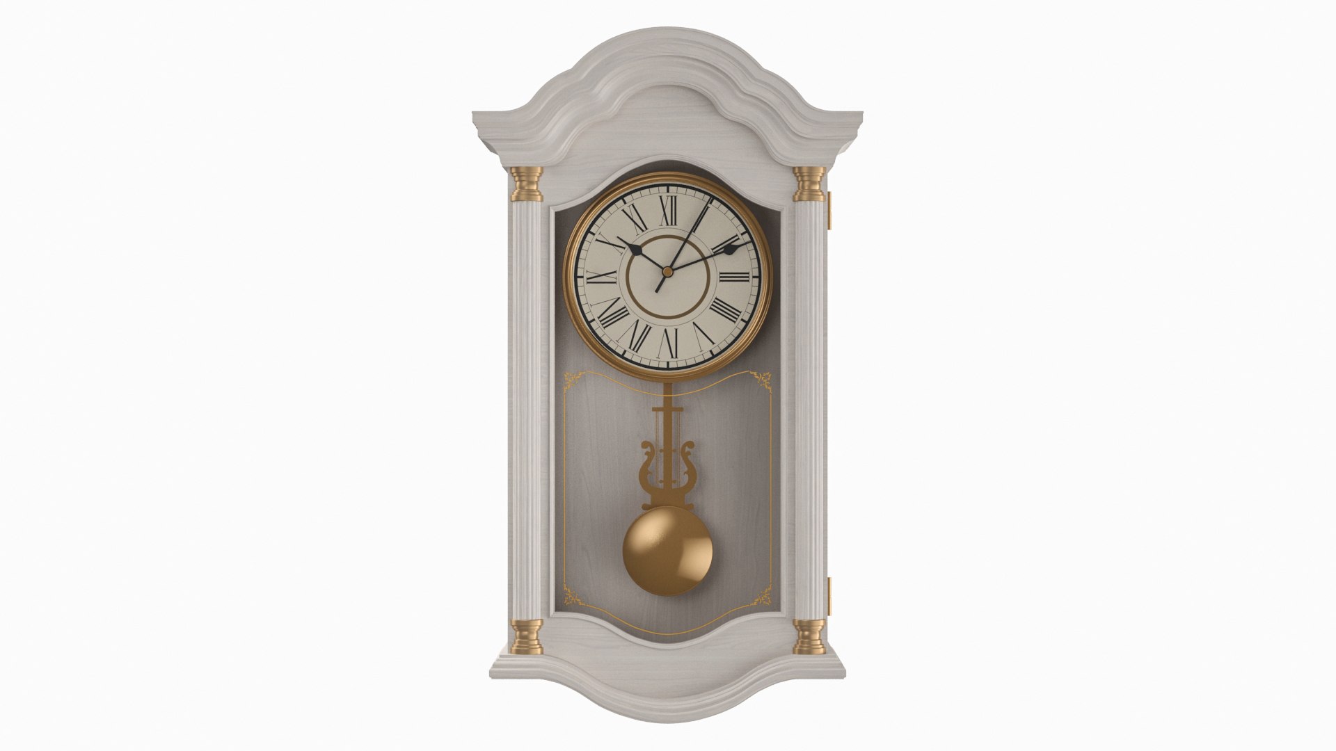 Classic Wall Clock 03 3D Model - TurboSquid 2159741