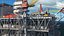 Shell Perdido Oil Platform Rigged for Modo