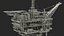 Shell Perdido Oil Platform Rigged for Modo