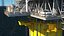 Shell Perdido Oil Platform Rigged for Modo