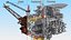 Shell Perdido Oil Platform Rigged for Modo