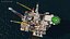 Shell Perdido Oil Platform Rigged for Modo