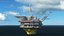Shell Perdido Oil Platform Rigged for Modo