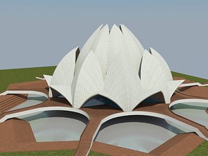 indian temple 3d model