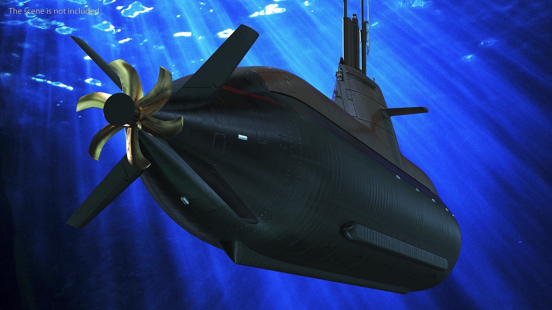 3D model HDW Class 212A Submarine Wet - TurboSquid 2065219