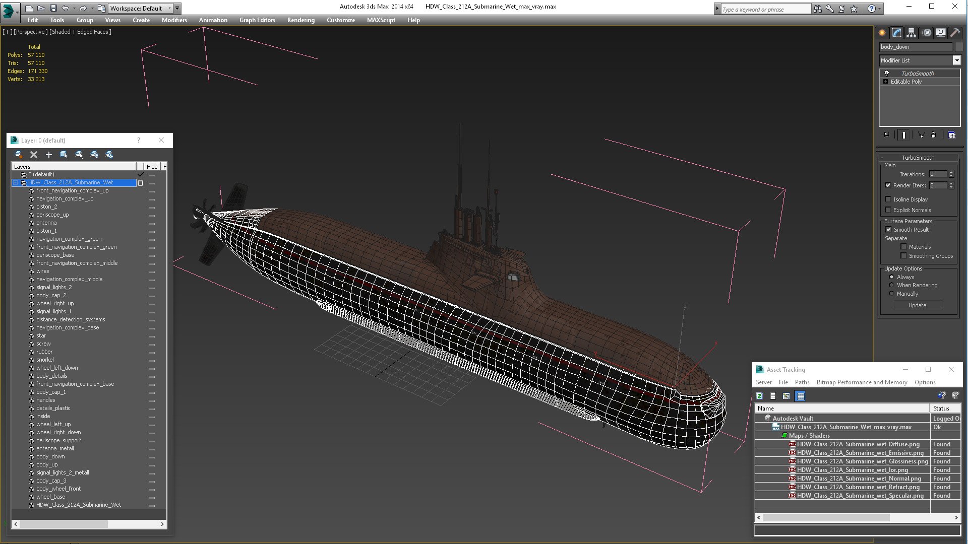 3D model HDW Class 212A Submarine Wet https://p.turbosquid.com/ts-thumb/n5/sSd7a1/hx/hdwclass212asubmarinewet3dmodel022/jpg/1683025094/1920x1080/fit_q87/82bf60e10e7fb8ebc1a1b91967933655092ddb2a/hdwclass212asubmarinewet3dmodel022.jpg