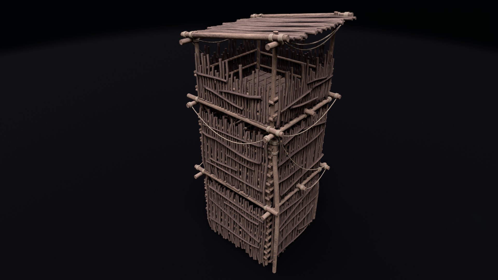Realistic Medieval Watchtower 3D Model - TurboSquid 2111533