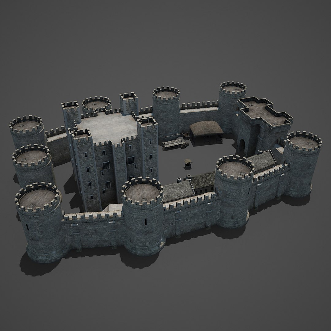 Medieval Castle 3d Max