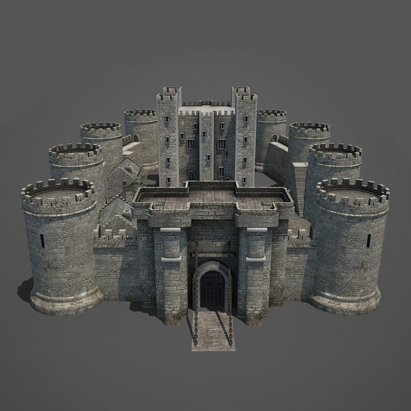 Medieval Castle 3d Max