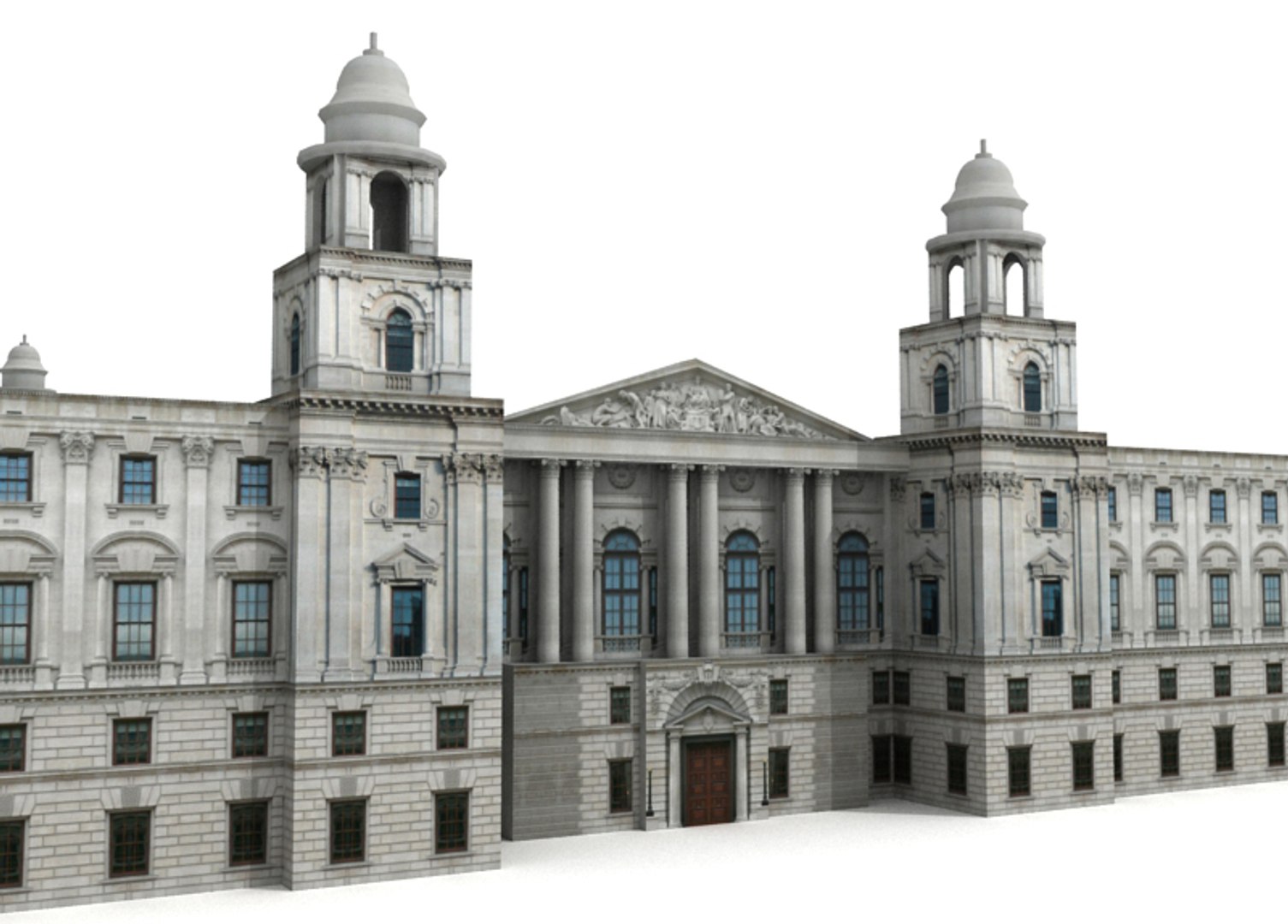 3d Model Hm Treasury Building