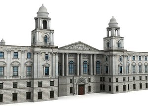 3d model hm treasury building