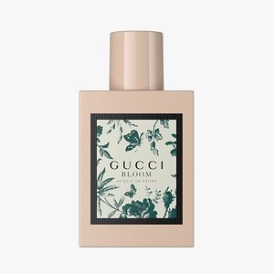 3D Gucci Bloom Acqua Di Fiori Perfume Bottle